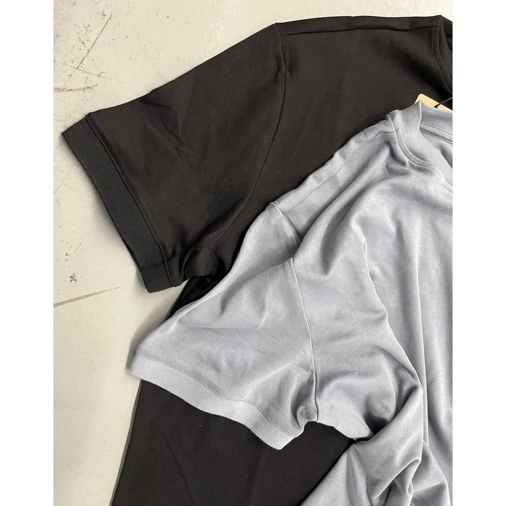 Mens NWT CO Thirty Six Stretchy Crewneck Solid Minimalist T-Shirts Set OF 2 - Picture 5 of 6